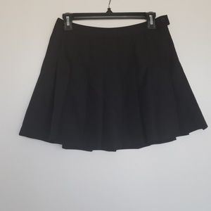 Pleated Mini Skirt